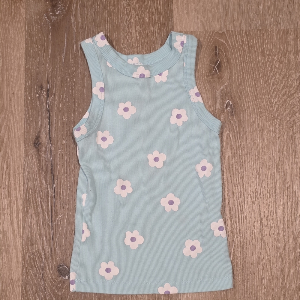 Wonder Nation Kids Tank Top - Mint Green and Lavender